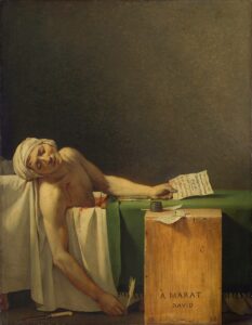 Morte di Marat di Jacques-Louis David