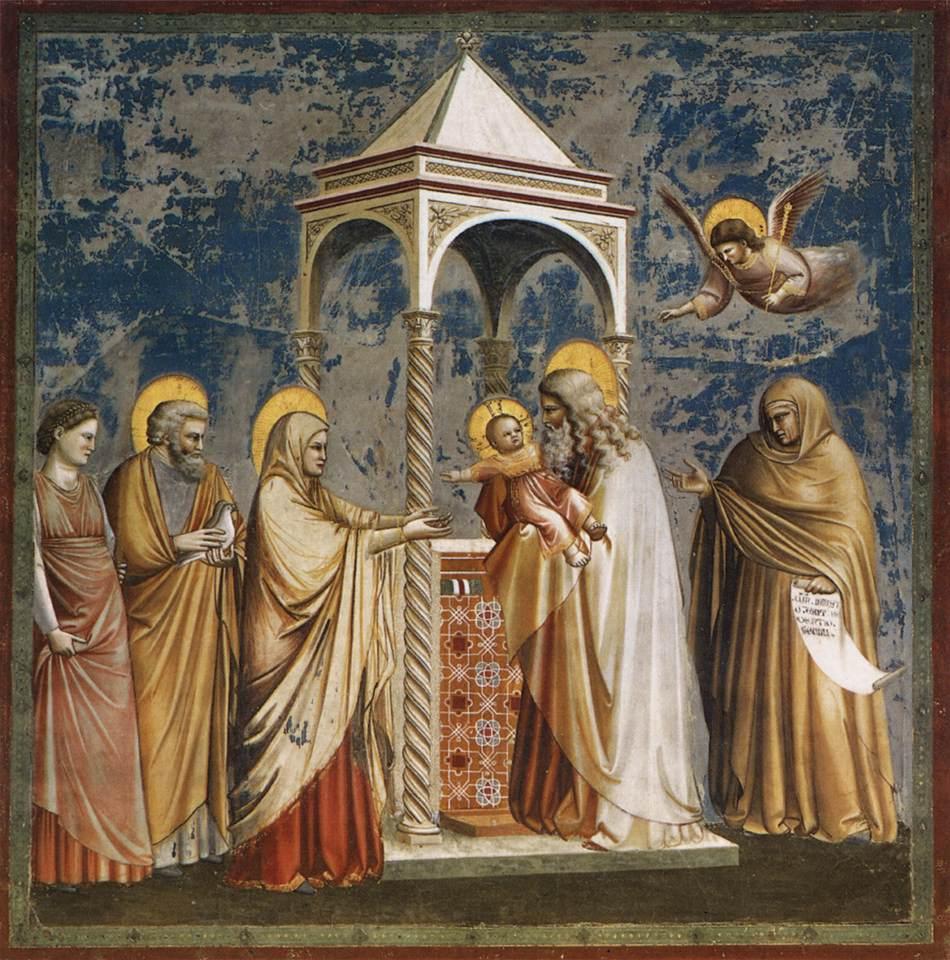 Giotto: Presentazione di Gesù al Tempio
