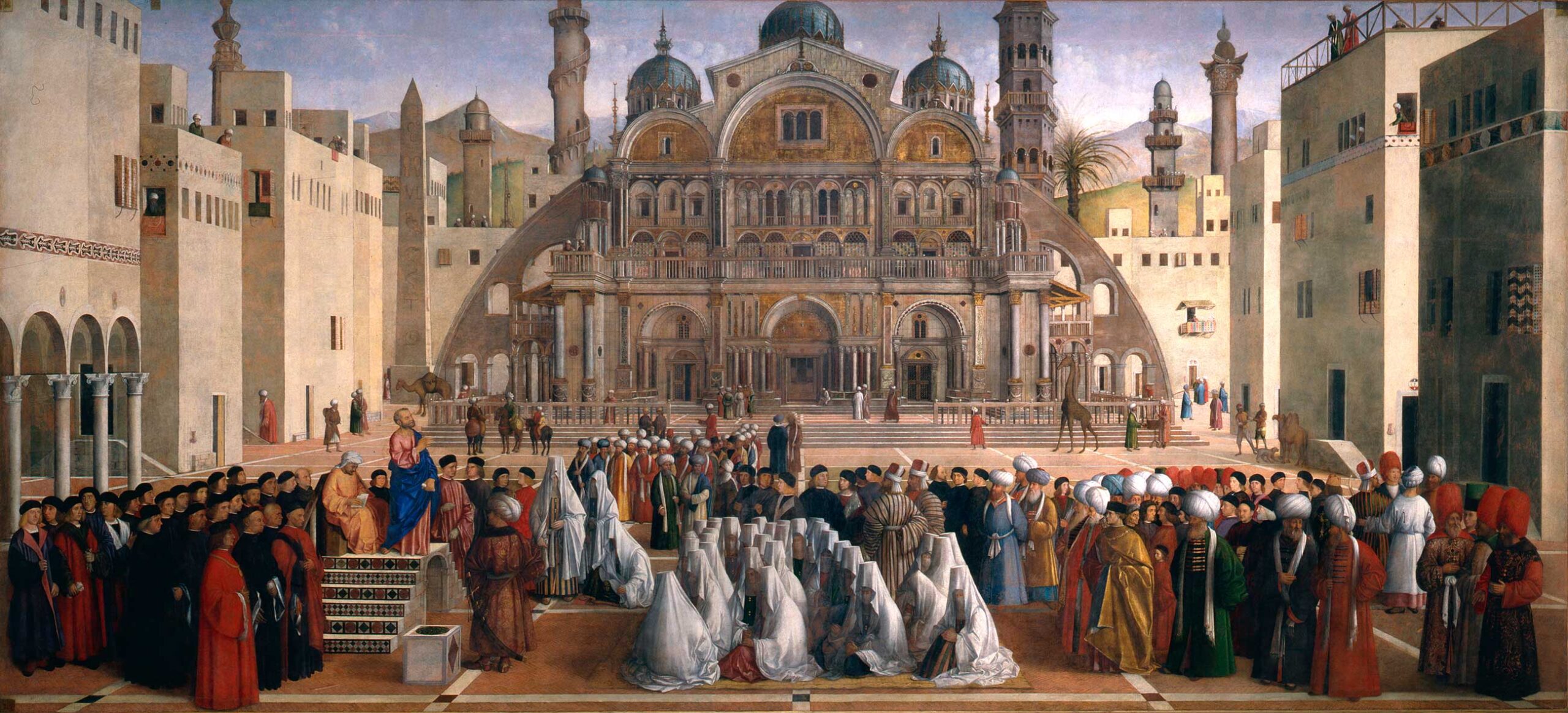 Gentile e Giovanni Bellini: Predica di San Marco ad Alessandria d’Egitto (1504-1507; Pinacoteca Brera, Milano)