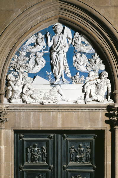 Luca della Robbia: Resurrezione di Cristo (1442-45)