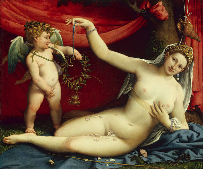 Lotto,_Lorenzo_-_Venus_and_Cupid_-_c._1550