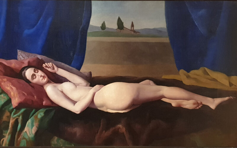 Ugo Celada da Virgilio - Reclining Nude (Portrait of the Wife)