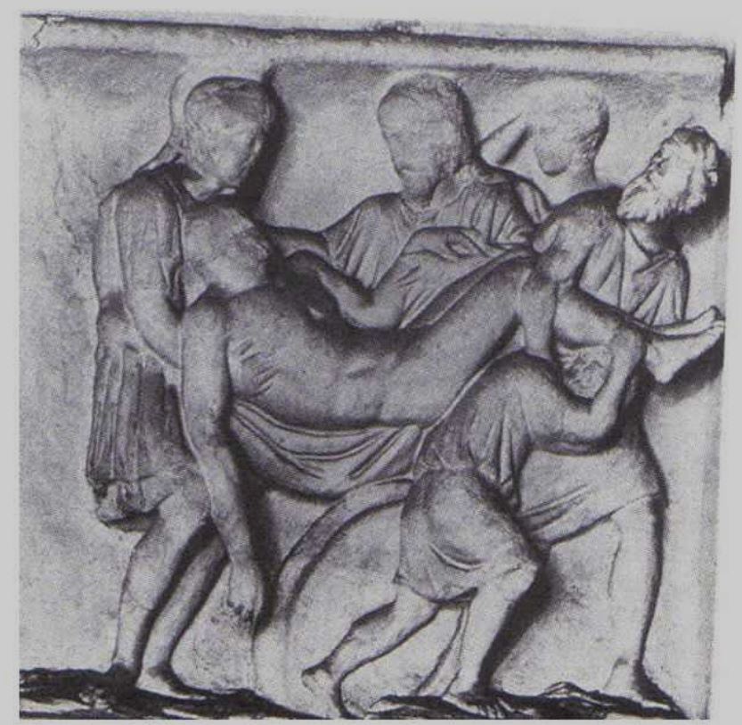 Sarcofago che rappresenta la morte di Meleagro (Musei Capitolini)