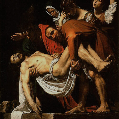 “Deposizione di Gesù Cristo nel sepolcro” di Michelangelo Merisi, detto il Caravaggio