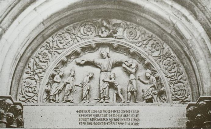 Lunetta portale principale Sant'Andrea