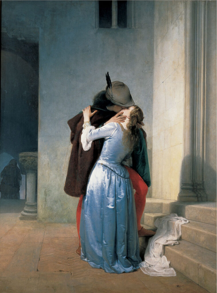 Francesco Hayez: Il bacio (1887)