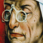 Friedrich Herlin, La circoncisione di Cristo, 1466, (particolare) Polittico di Rothenburg, Germania