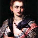 Presunto ritratto di Veronica Franco, attribuito alla scuola del Tintoretto, o da alcuni a Jacopo Robusti o Domenico Robusti (Tintoretto), catalogato dal Worcester Art Museum come Ritratto di signora