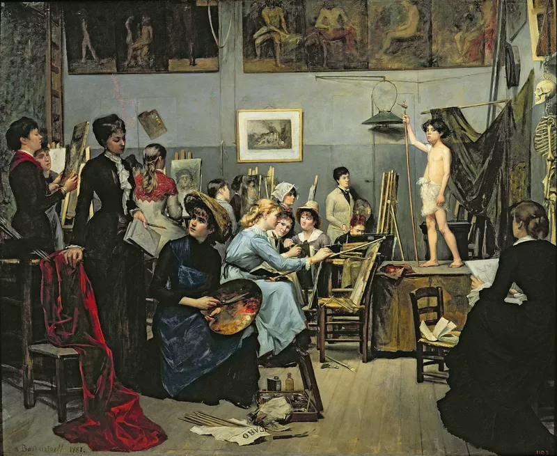 Marie Bashkirtseff (1858–1884): L'académie Julian (1881)