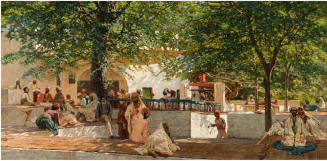 Eugenio Cecconi (1842-1903): Giardino arabo