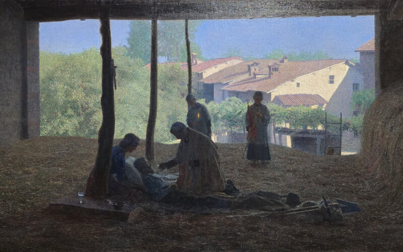 Pellizza da Volpedo: Il fienile